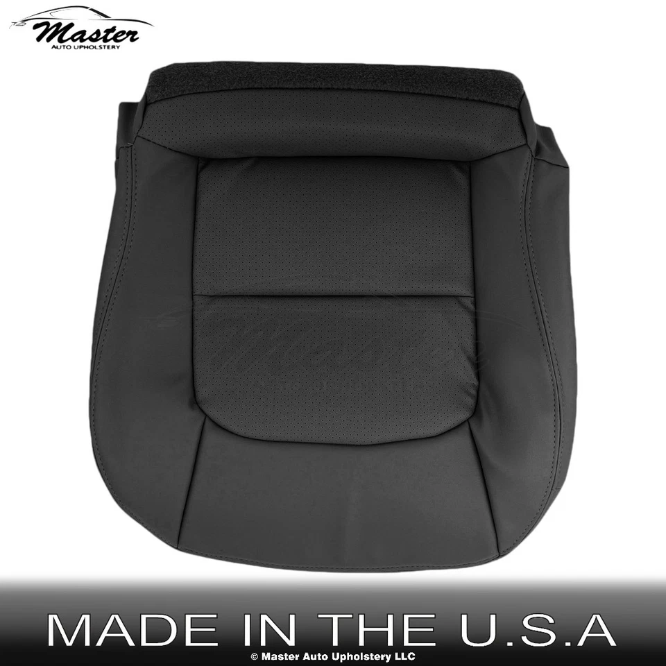 1991-2000 se adapta a Lexus SC400 cuero genuino perfecto Fundas de asiento del lado del conductor negras Foto 2 de 4