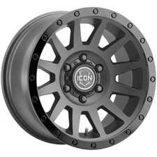 Icon Alloys Compression 18x9 5x150 +25mm Double Black Wheel Rim 18" Inch