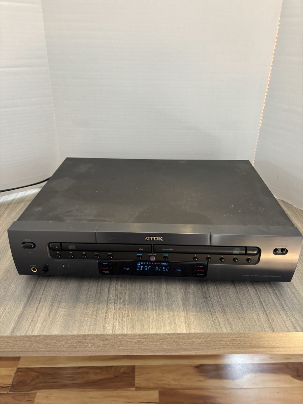 TDK DA-5900 Digital Audio 4x Dubbing CD Recorder/Player No Remote