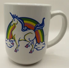 Royal Norfolk Stoneware Fantasy Unicorn Rainbow Coffee Mug Cup 