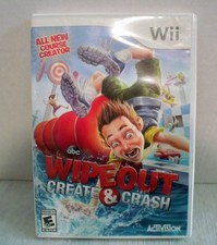 Wii ABC WIPEOUT CREATE & CRASH GAME CLEAN & TESTED ACTIVISION 2013