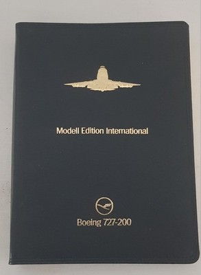 Handbuch Lufthansa Modell edtion international boeing 727-200