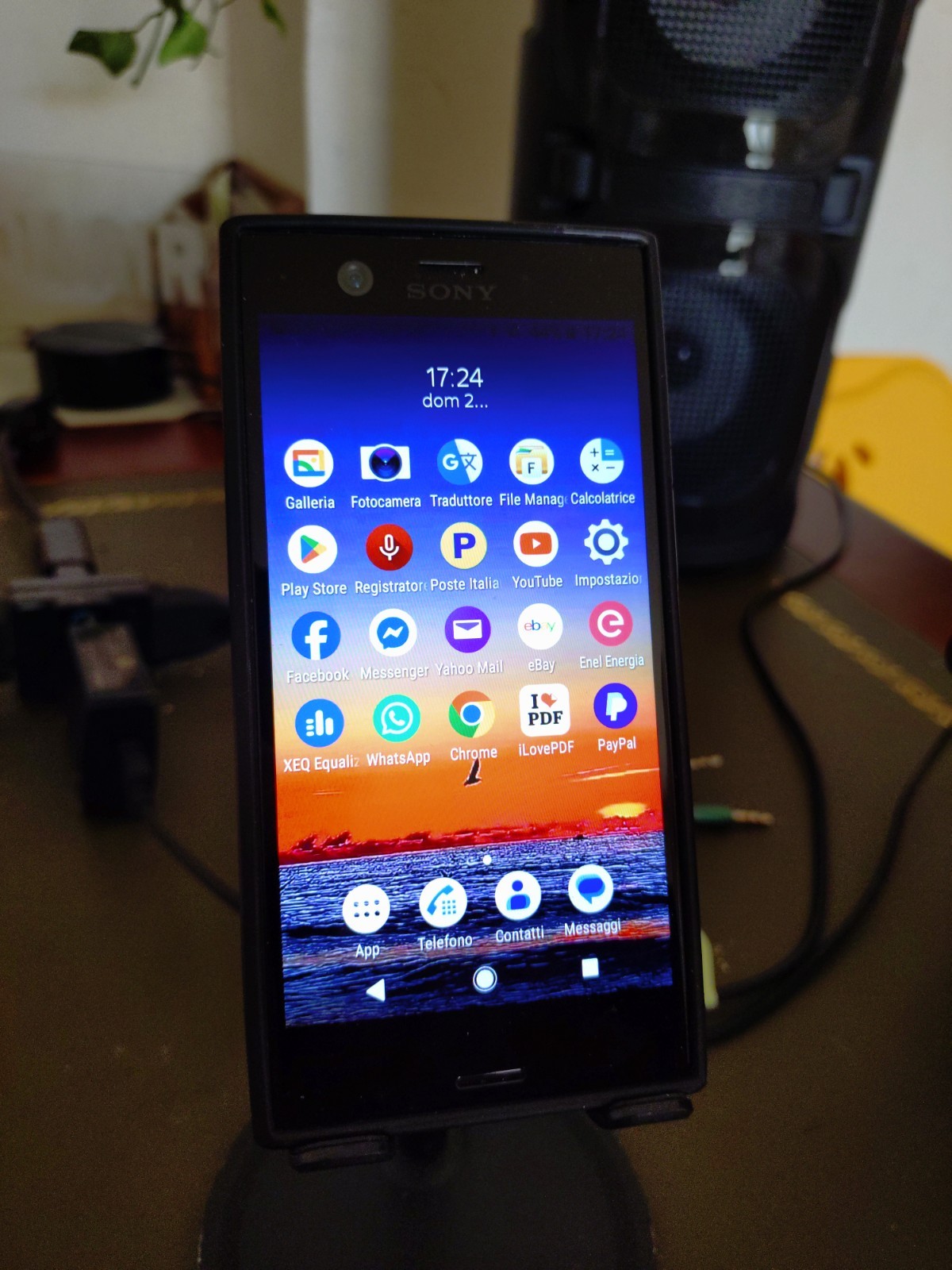 Xperia XZ1 Compact SO-02K nero 32 GB sbloccato docomo smartphone Android Giappon