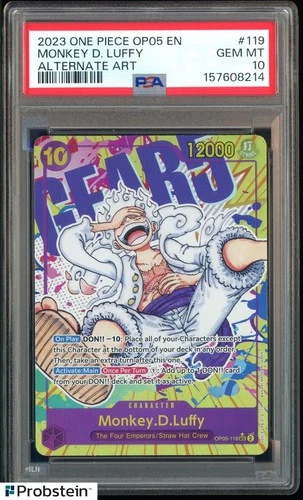 2023  Luffy -119 PSA 10