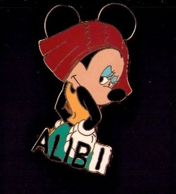 Disney MINNIE MOUSE as Alibi from Alias TV Show LE 250 pin
