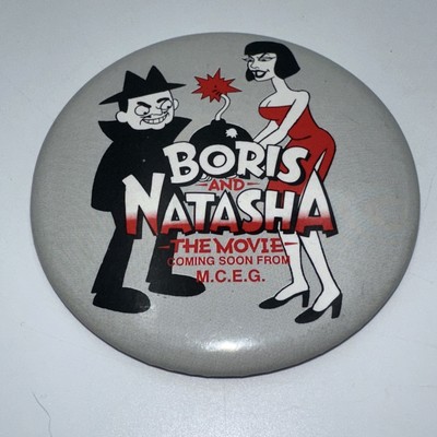 1992 Boris and Natasha Movie Sally Kellerman Dave Thomas Andrea Martin Pinback