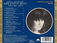 LINDA RONSTADT - GREATEST HITS - VOL. 2 NEW CD