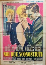 STRANGERS WHEN WE MEET Italian 4F movie poster 55x79 KIRK DOUGLAS KIM NOVAK 1960