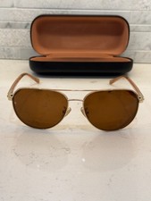 Unisex Coach Light Gold Crystal Lt Brown Sunglasses HC7052 L137 FRAMES ONLY