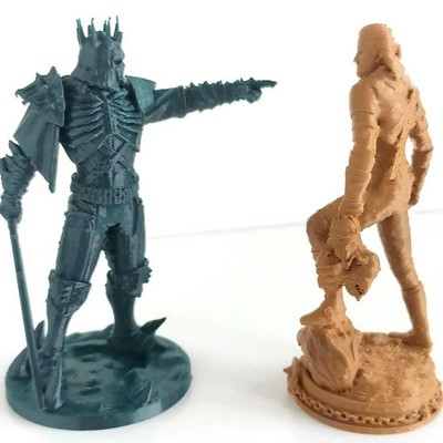 Witcher Chess Set, 3D Printed Fantasy Chess Pieces, Collectible Gamer Room Decor
