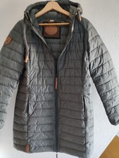 Naketano Mantel Gr. L grau/ braun