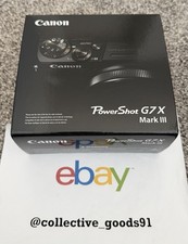 Canon PowerShot G7 X Mark III 20.1MP Point  Shoot Digital Camera NEW - Black