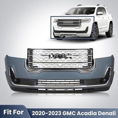 Fits GMC Acadia 2020-2023 w/ Fog Light Front Bumper Cover Grille ...
