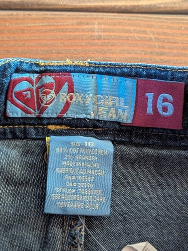 ROXY Girl Size 16 Blue Denim Jean Ruffled Hem Skort Fron Limited Too - NWT - Picture 4 of 8