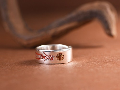 999 pure SILVER fortune lucky handmade ring men's women jewelry cool S6203 - Picture 5 of 5