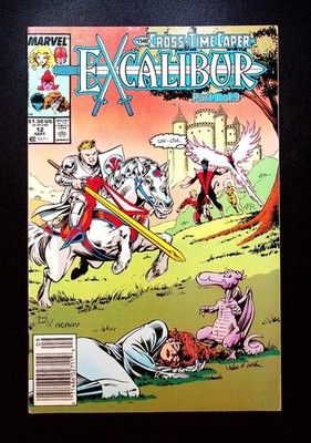 Excalibur #12 [Direct] September 1989 Marvel, 8.0 VF