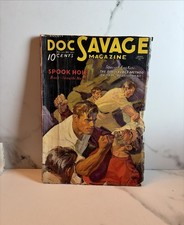 Vtg Magazine - Doc Savage Pulp August 1935- B...