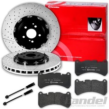 brembo BREMSSCHEIBEN + BELÄGE VORNE für MERCEDES C/A209 CLK 63 + R171 SLK 55 AMG brembo BREMSSCHEIBEN + BELÄGE VORNE für MERCEDES C/A209 CLK 63 + R171 SLK 55 AMG