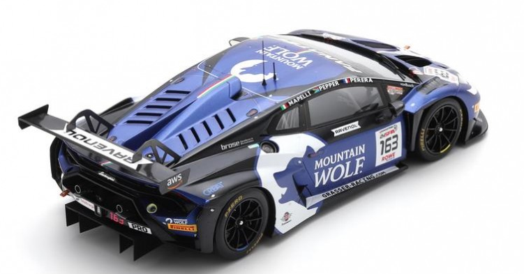 1/43 Huracán GT3 EVO2 #163 Spa24h 2024 SPARK,LAMBORGHINI Huracan GT3 EVO 2 #163 5th 24H Spa 2024 F