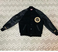 Mitchell & ness sneakersnstuff wool leather bomber lett