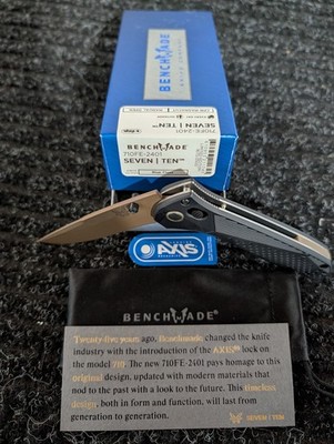 Benchmade 710FE-2401 McHenry&Williams SevenTen 4  CPM-Magnacut Limited 1670/2500