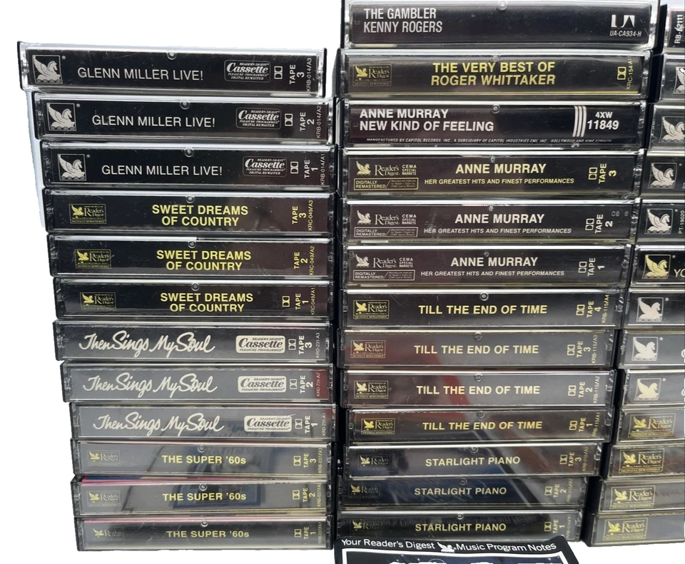 Lot of 38 Reader’s Digest Music Cassette Tapes Country, Classics & More - Image 3 of 4