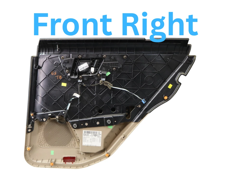Panel de puerta interior del lado del pasajero delantero derecho fabricante original Mercedes GLK250 GLK350 10-15 Foto 3 de 4