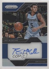 2016-17 Panini Prizm Veteran Signatures Blue /49 Ray McCallum #42 Auto 0c2