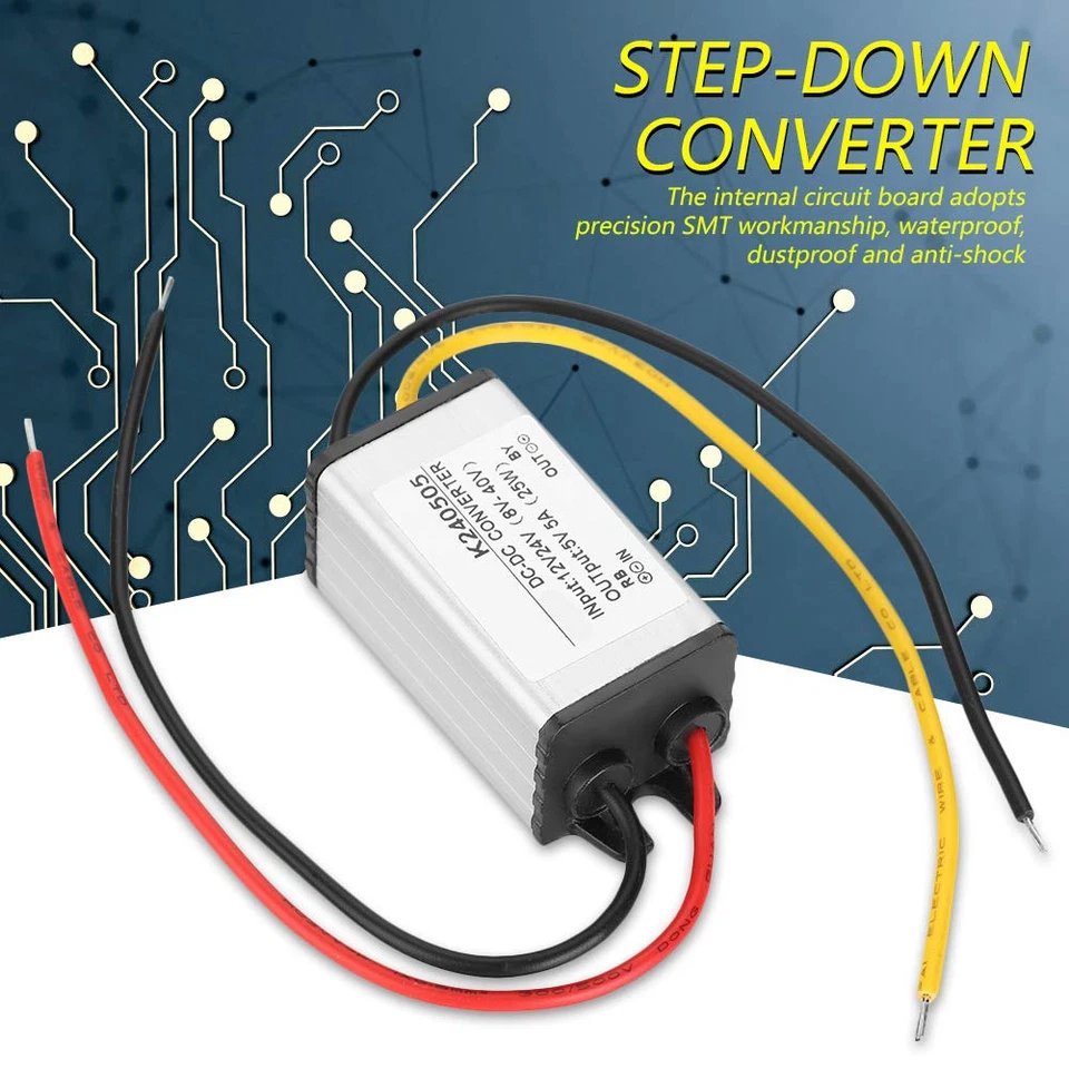 DC-DC Wandler 12V/24V auf 5V  5A Buck Converter - Bild 2 von 4