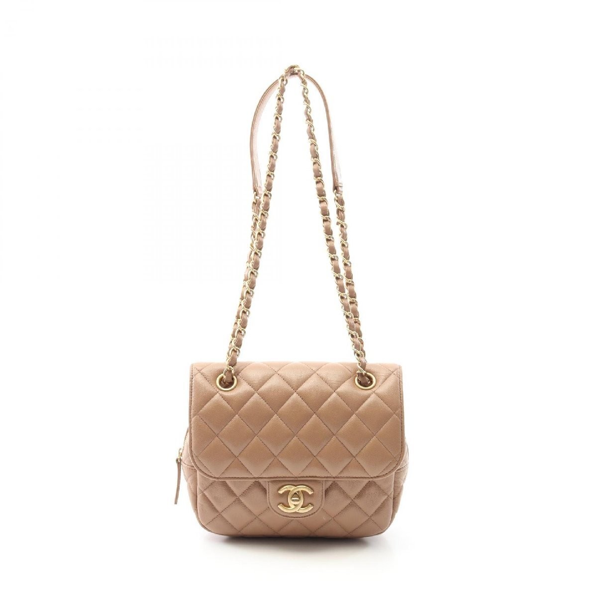 Chanel Matelasse Calfskin Shoulder Bag in Classic Quilted Design 179657