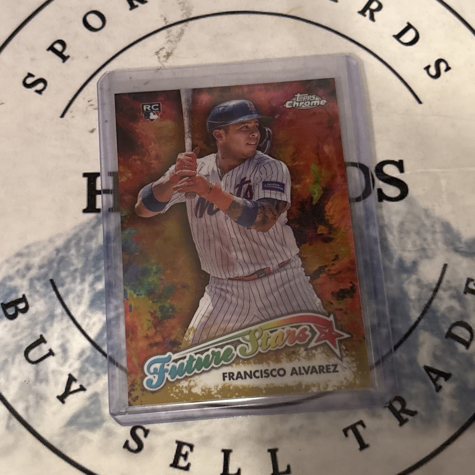 Mint 🔥🔥🔥2023 Topps Chrome Update Francisco Alvarez Gold Future Stars /50