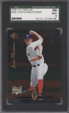2008 Upper Deck Timeline Justin Masterson #346 SGC 9 MINT m5x