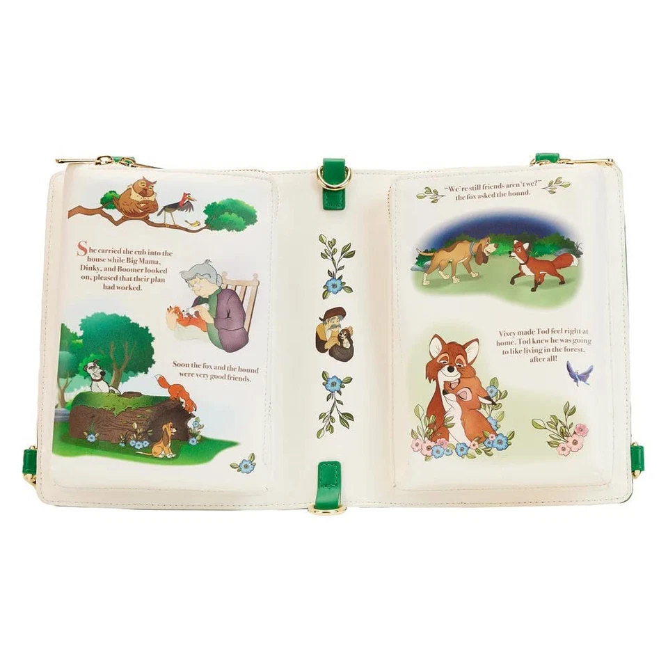Cartera Bandolera Convertible Disney Fox and the Hound Libros Clásicos Estándar Foto 4 de 4