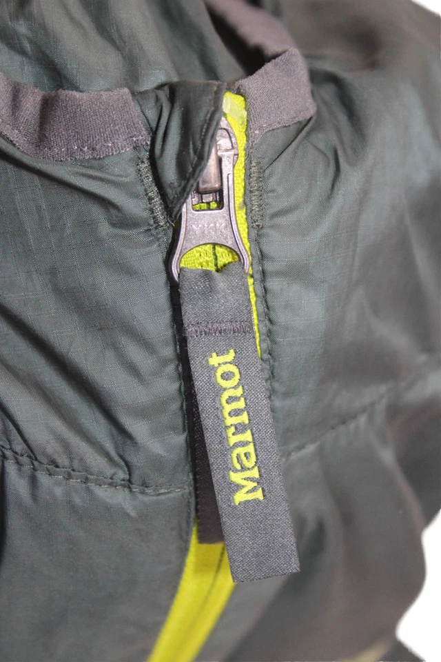 Chaqueta Marmot Niños Cremallera Completa Manga Larga Con Capucha Ligera Verde Talla L Foto 4 de 4