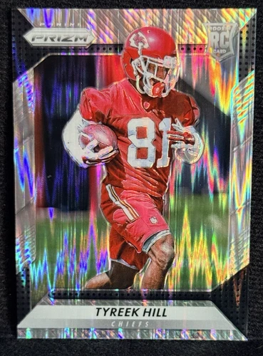 2016 PANINI PRIZM SILVER FLASH PRIZM ROOKIE #296 TYREEK HILL RC