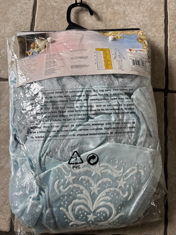 Fantasia de Fada Madrinha Cinderela Disney Adulto Deluxe Tamanho Médio M - Imagem 2 de 2