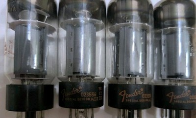 Set of 4 Fender Special Design 6L6GC ATR Tubes 023556 38 12 22 One 34 12 22 USA