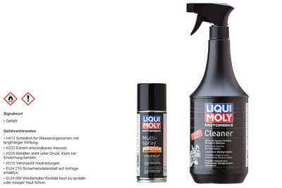 LIQUI MOLY Motorbike Racing Bike Cleaner 1L+ Multi Spray Motorrad Reiniger 200ml