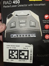 Cobra RAD 450 Laser Radar Detector: Long Range, False Alert Filter Voice Alert