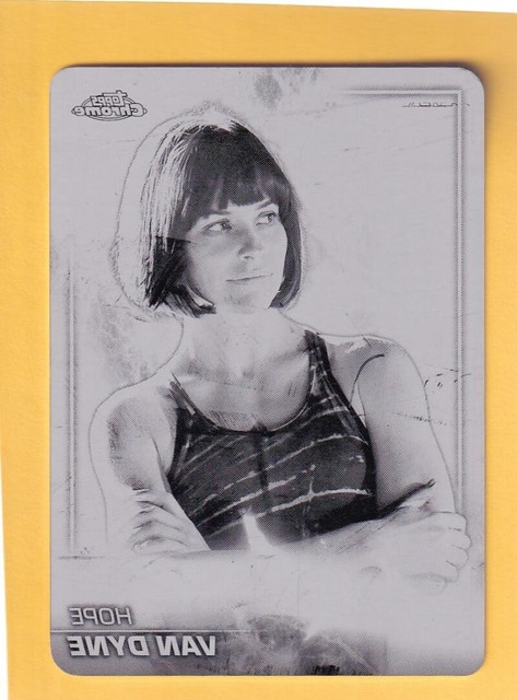 2025 Topps Chrome Marvel Studios Black Printing Plate Hope Van Dyne NM-MT+ 1/1