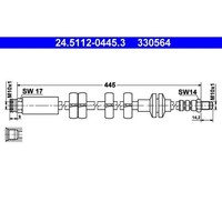ATE 24.5112-0445.3 Bremsschlauch