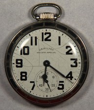 1902 Hamilton Railway Spcl Grade 926 17J 18S Pocket Watch Runs As Is No Returns