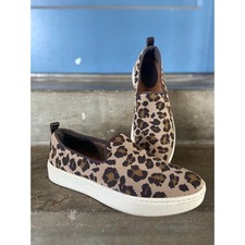 Sofft animal print knit upper slip on sneaker- Somers