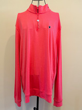 Simply Southern Pink Solid 1/4 Zip Mock Neck Pullover Woman's XL Long Sleeve
