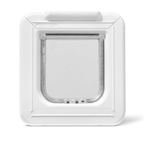 Cat Mate Elite Microchip Cat Flap with Digital Timer LCD Display 355w
