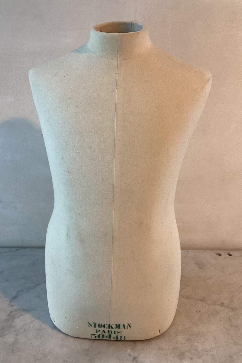 Vintage STOCKMAN Paris France Child's Torso Mannequin Dress From