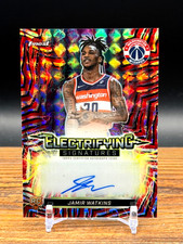 2025-26 Topps Finest #ESG-JW RED BLACK GEOMETRIC /10 - Jamir Watkins Rookie Auto
