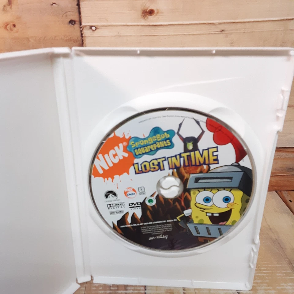 SpongeBob SquarePants Lost In Time DVD Used Nickelodeon Kids Animation - Image 4 of 4