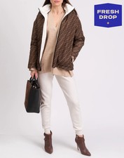 RRP  2700 FENDI ROMA Puff Jacket IT42 US6 UK10 M-L Made in Italy.