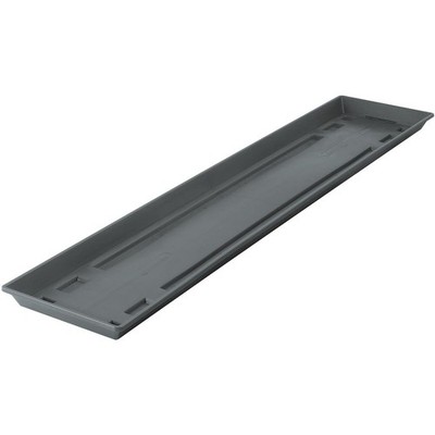 Geli Balkonkasten Untersetzer STANDARD Anthrazit  80 cm - Kunststoff